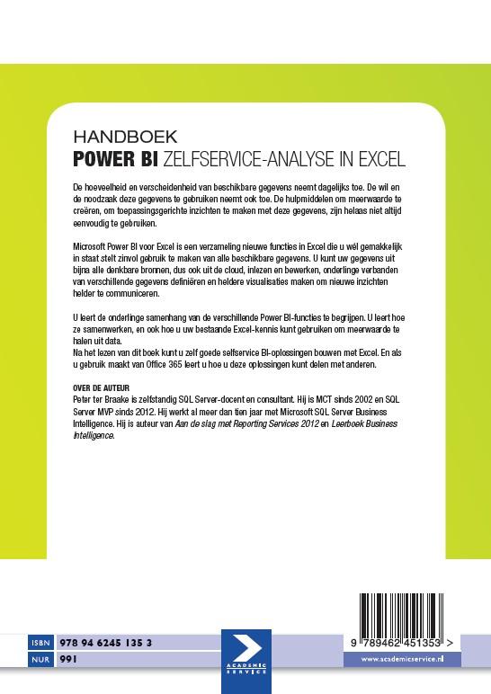 Handboek Power BI achterkant