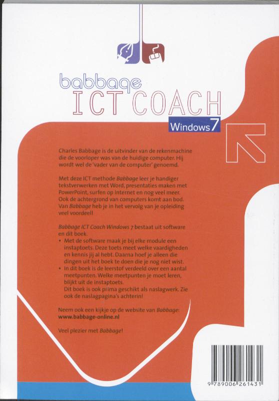 Babbage Windows 7 ICT Coach achterkant