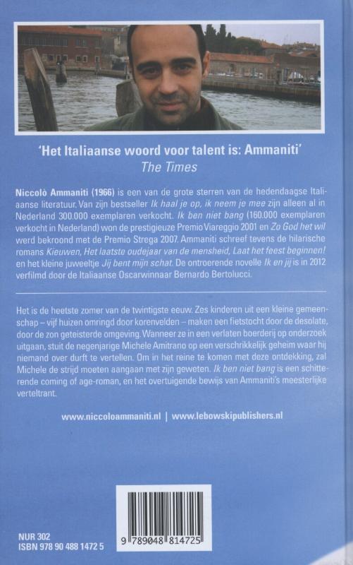 Ik ben niet bang Ik ben niet bang achterkant