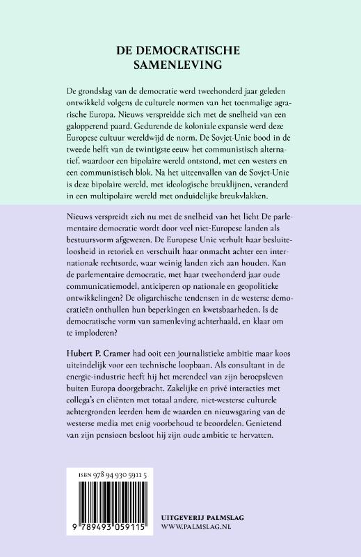 De democratische samenleving achterkant