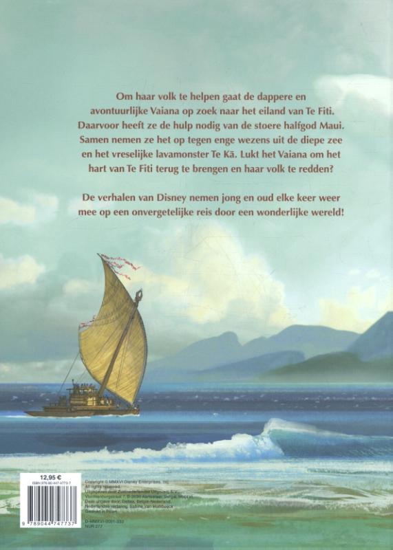 Groot verhalenboek / Vaiana achterkant