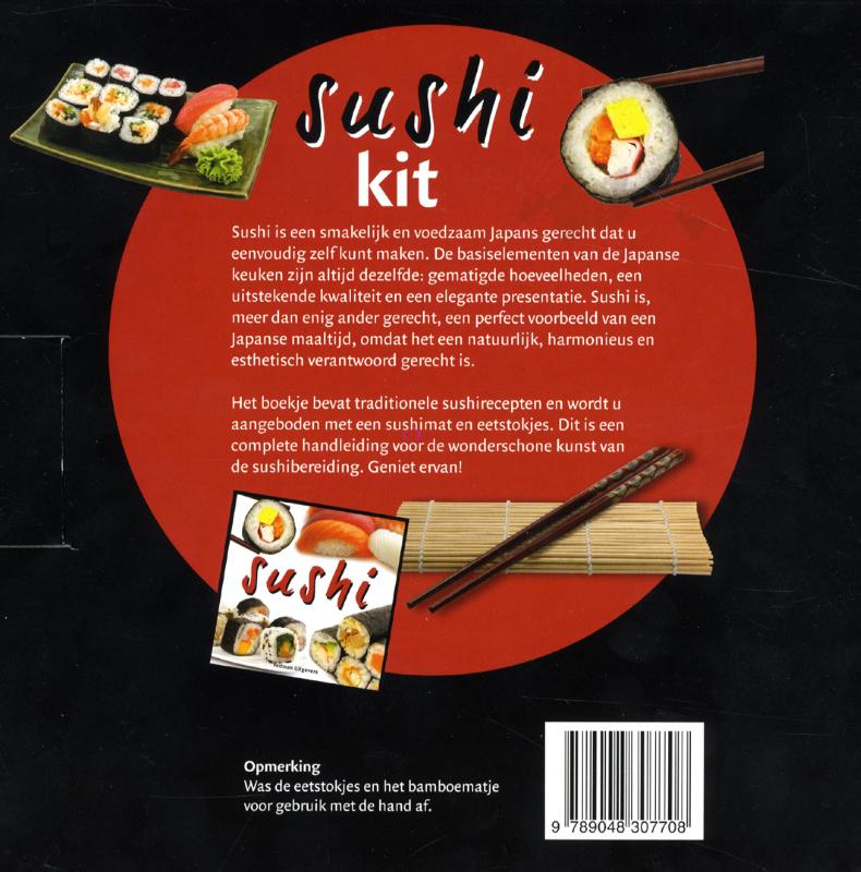 Sushi kit achterkant