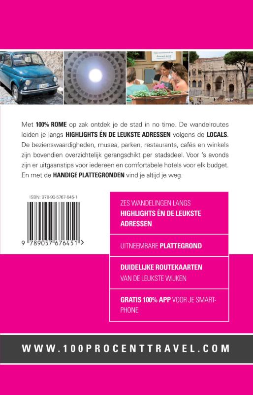 100% Rome / 100% stedengidsen achterkant