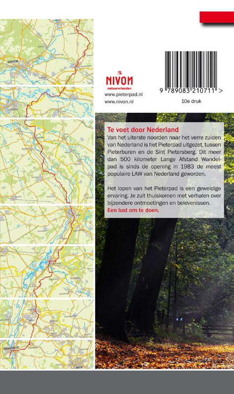 Pieterpad / 2 Vorden - Maastricht / LAW / 9-II Pieterpad / 2 Vorden - Maastricht / LAW / 9-II achterkant