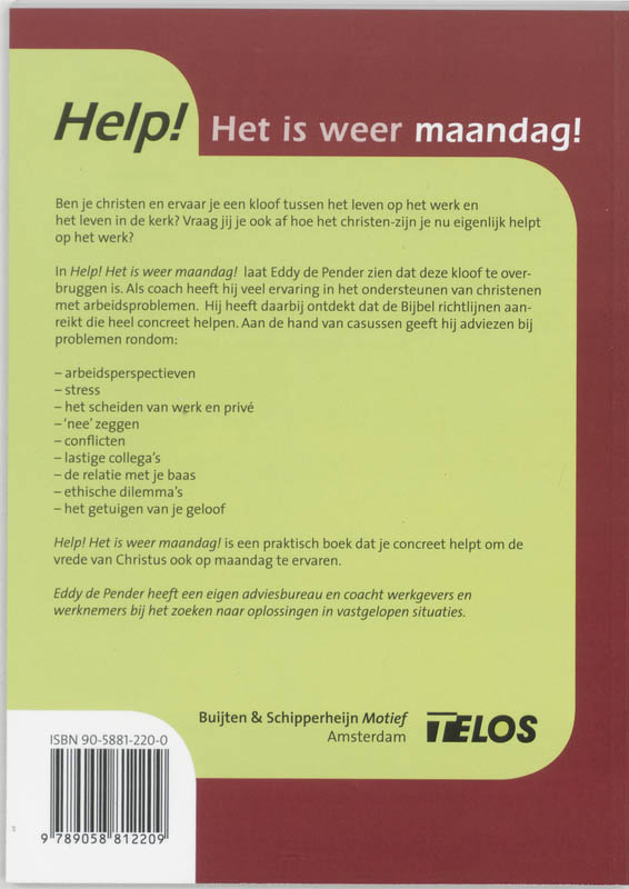 Help, het is weer maandag! achterkant