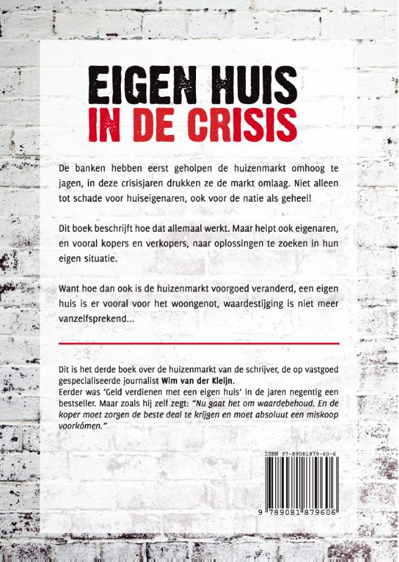 Eigen huis in de crisis achterkant