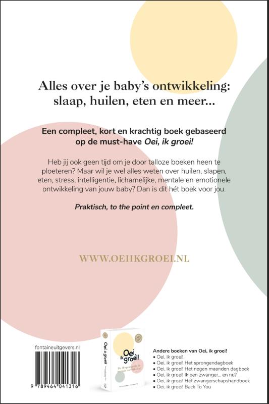 Weetjes & mijlpalen / Oei, ik groei! / 2 achterkant