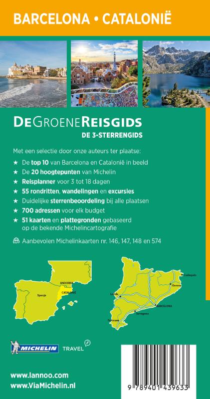 De Groene Reisgids - Barcelona en Catalonië achterkant