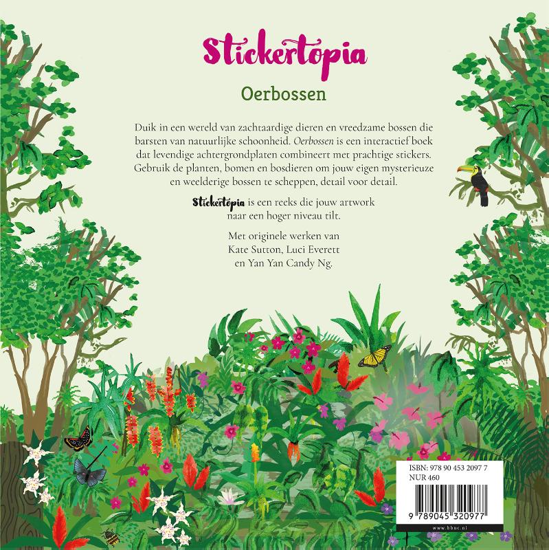 Stickertopia Oerbossen achterkant