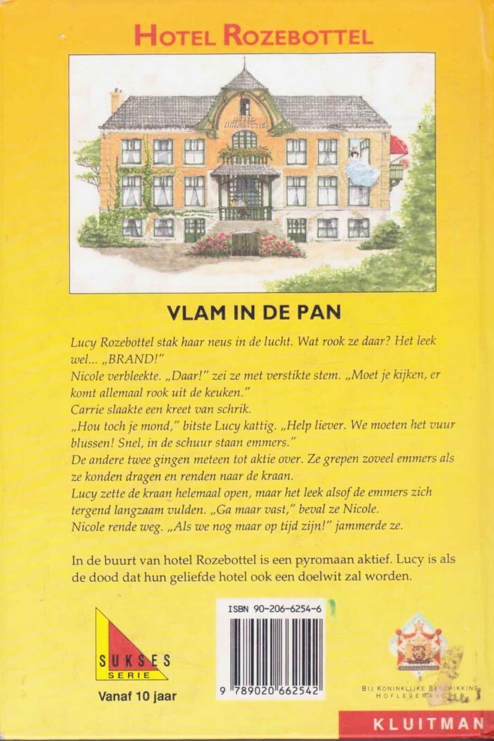 Vlam in de pan / Romana en Ragebol achterkant