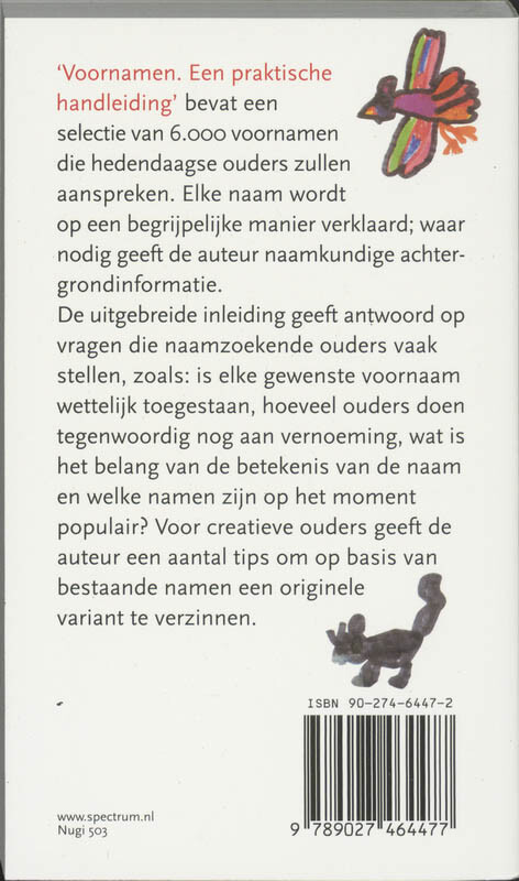 Voornamen achterkant