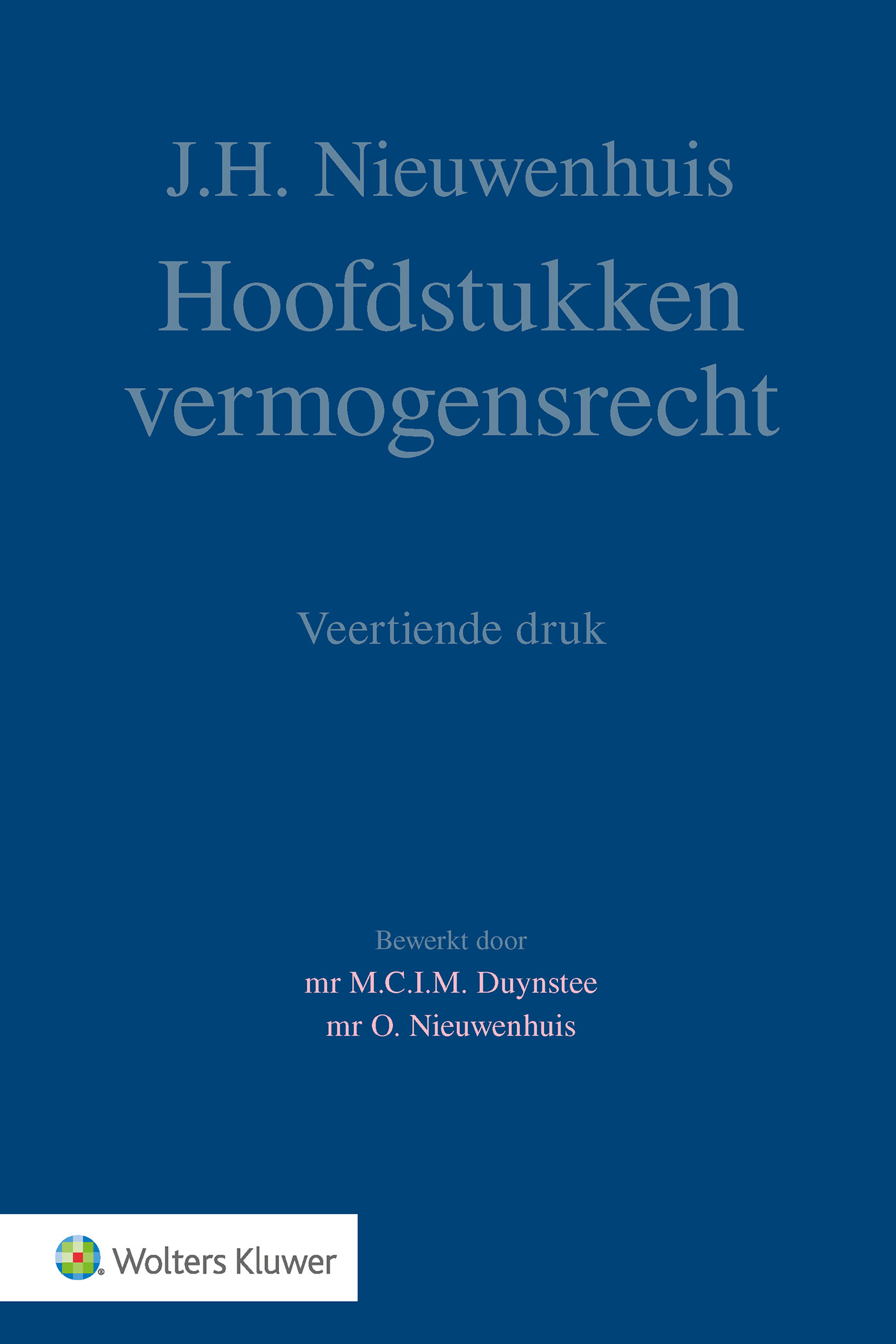 Hoofdstukken vermogensrecht