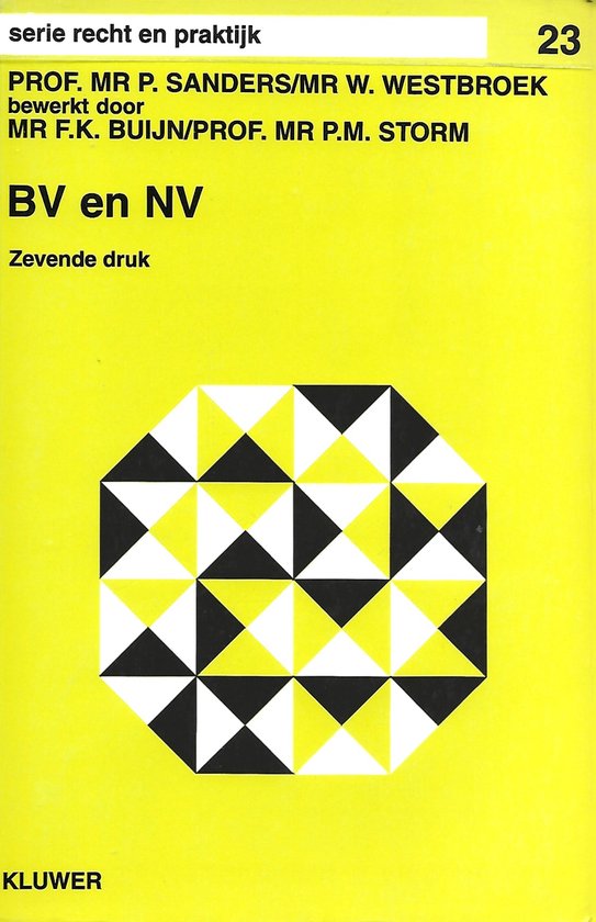BV en NV / Recht en praktijk / 23