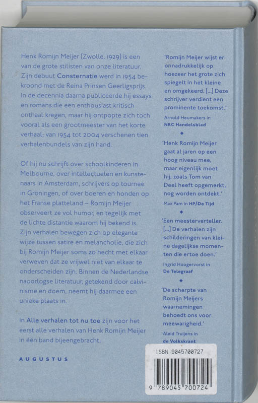 Alle verhalen tot nu toe achterkant