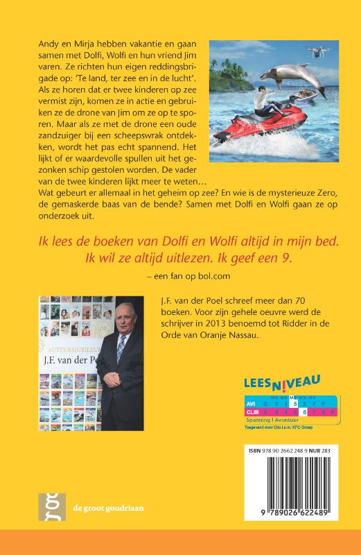 Dolfi, Wolfi en de gemaskerde man / De spannende avonturen met Dolfi / 27 achterkant