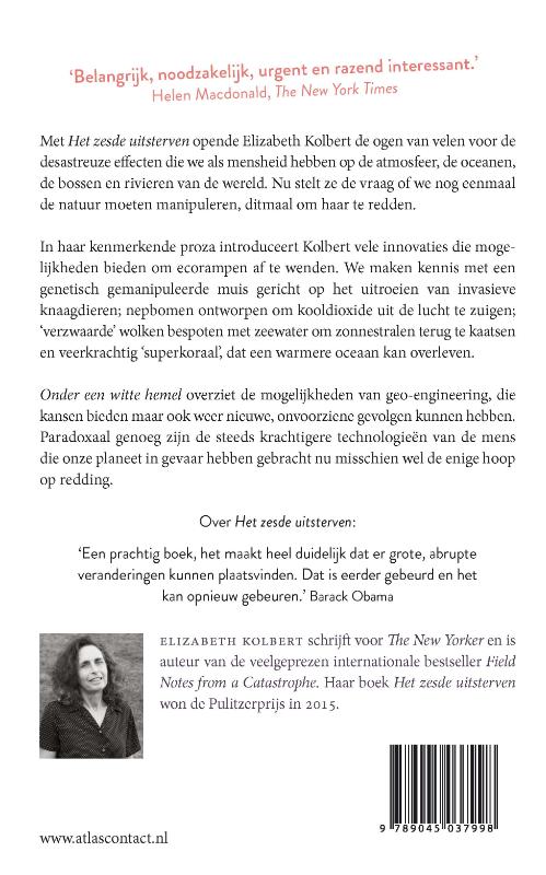 Onder een witte hemel Onder een witte hemel achterkant
