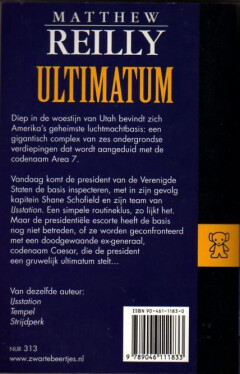 Ultimatum / Zwarte beertjes / 3100 achterkant