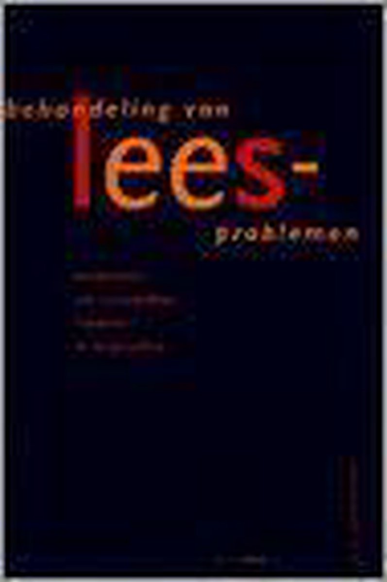 boekenbalie_9789060929759_cover Behandeling van leesproblemen