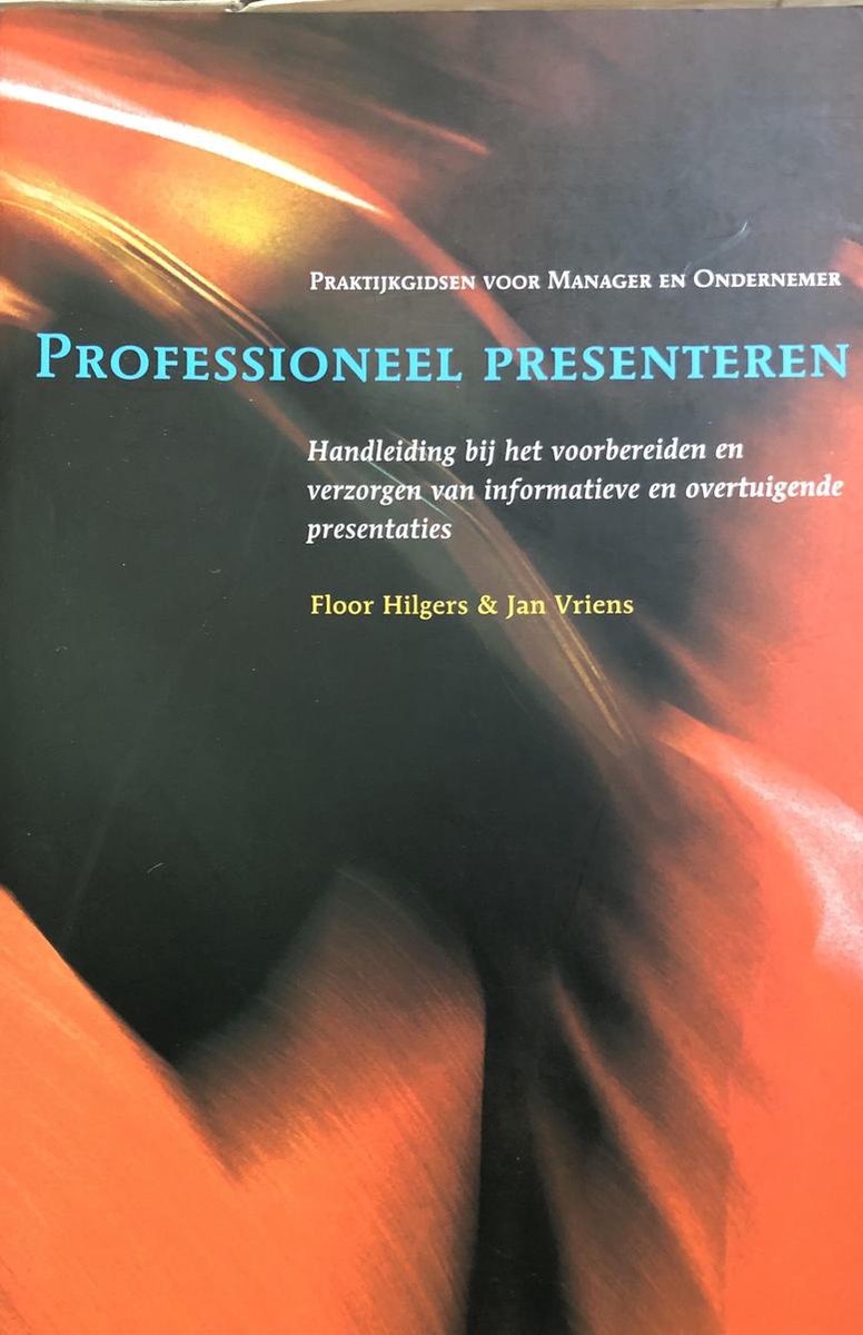 boekenbalie_9789052611303_cover Professioneel presenteren / Praktijkgidsen voor manager en ondernemer