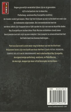 Onnatuurlijke dood / Kay Scarpetta / 8 achterkant