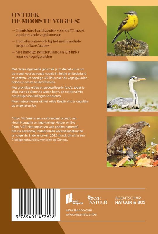 Vogelgids achterkant