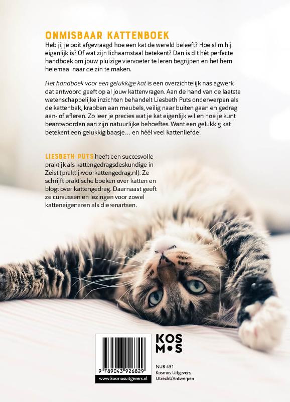 Het handboek voor een gelukkige kat achterkant