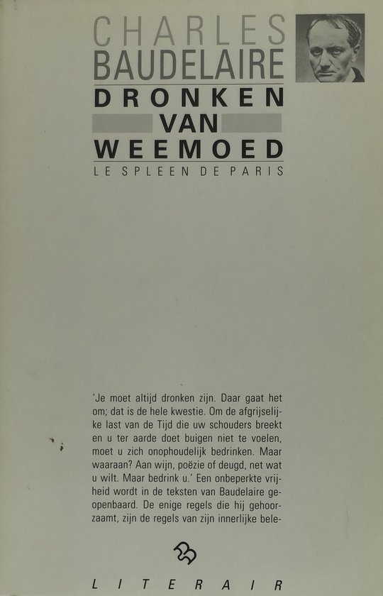 Charles Baudelaire Dronken Van Weemoed thumbnail