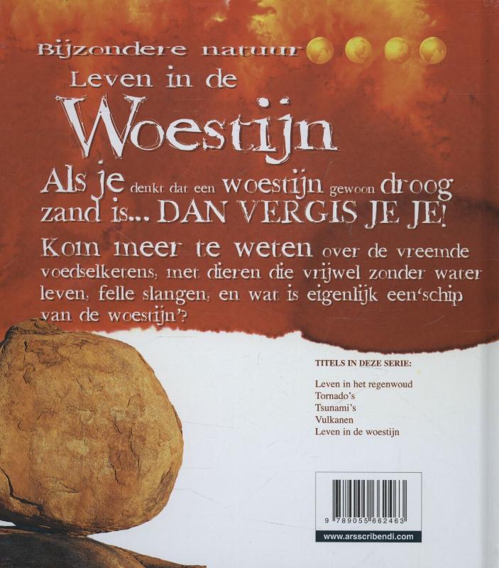Bijzondere natuur  -   Leven in de woestijn achterkant