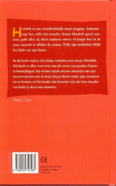 Het vreselijke dictee / Stoute Hendrik / 8 achterkant