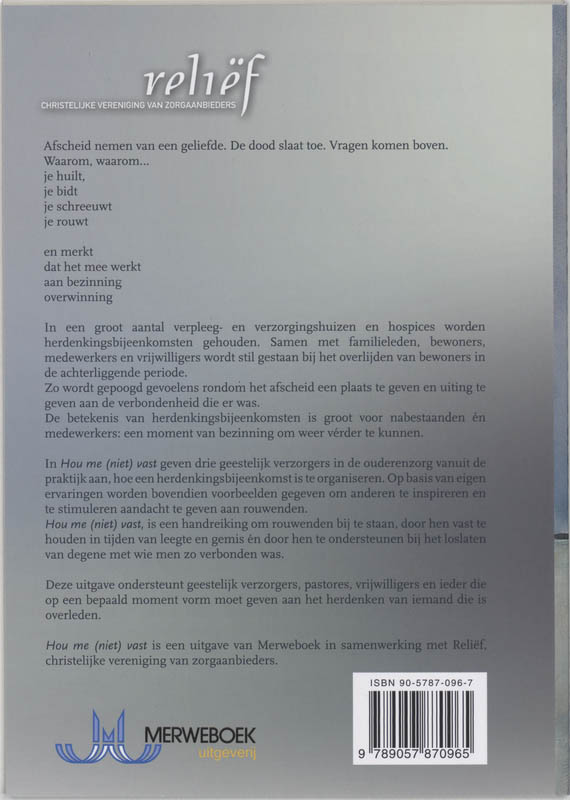 Hou Me (Niet) Vast achterkant