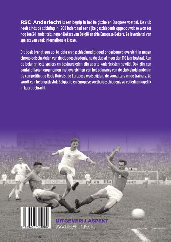 RSC Anderlecht: 110 jaar voetbaltraditie achterkant