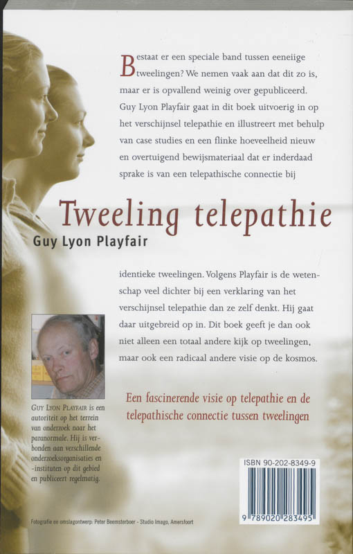 Tweeling Telepathie achterkant