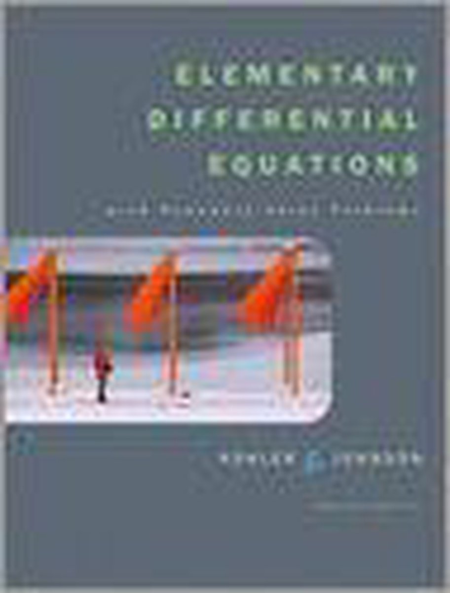 Elementary Differential Equations With Boundary Value Problems