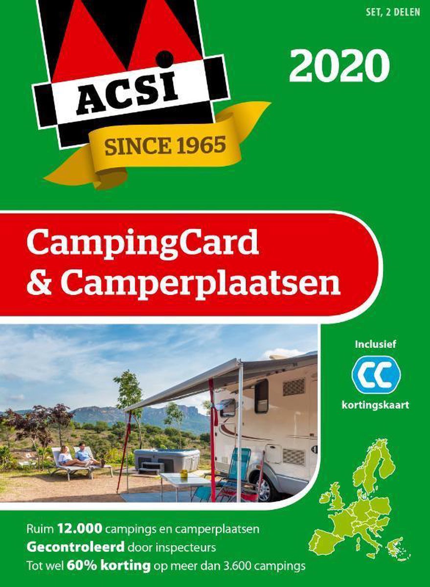 boekenbalie_9789492023896_cover ACSI Campinggids  -   CampingCard & Camperplaatsen 2020