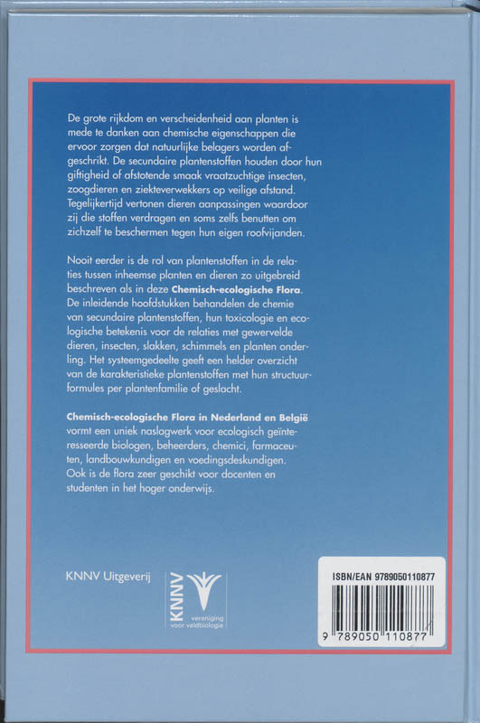 Chemisch-ecologische flora van Nederland en Belgie / Natuurhistorische bibliotheek / 63 achterkant