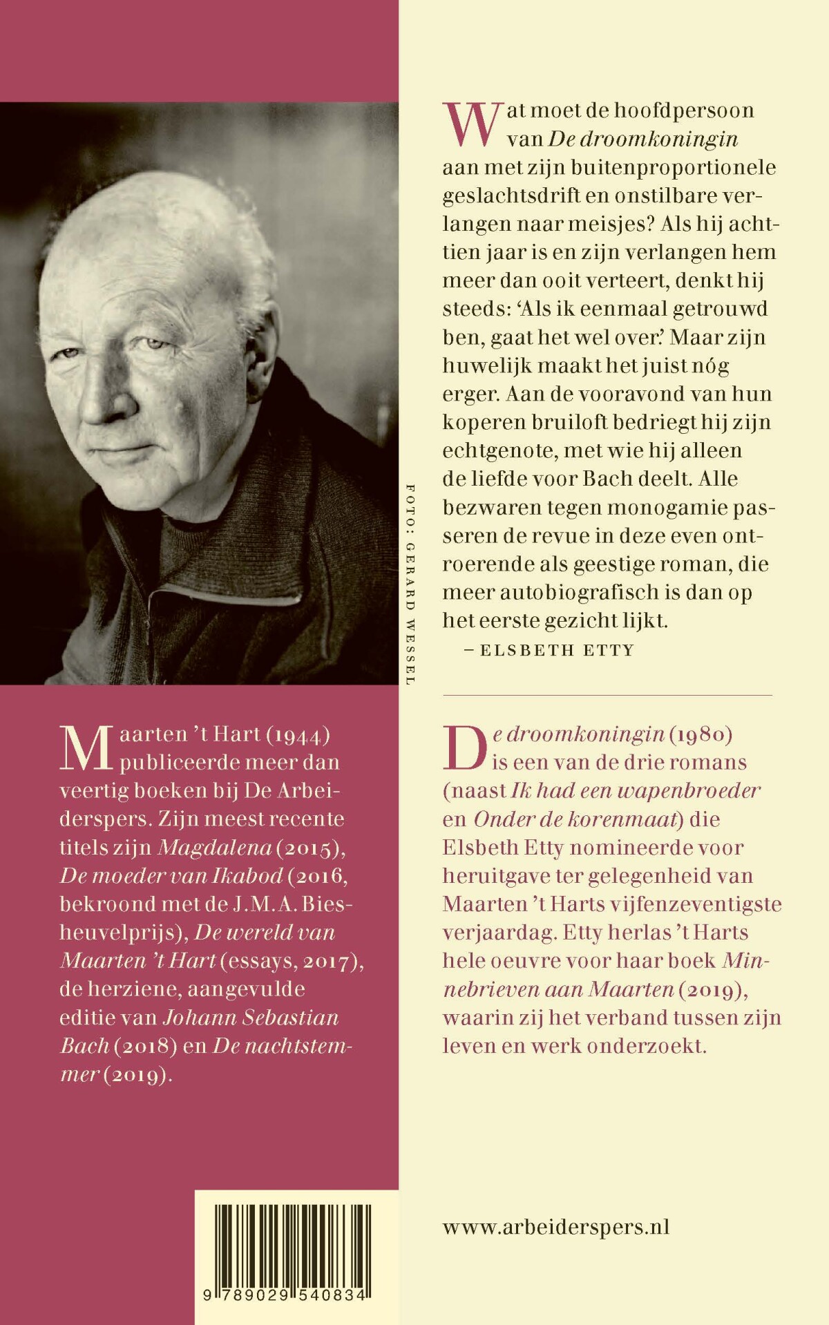 De droomkoningin achterkant