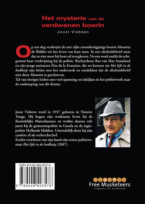 Het mysterie van de verdwenen boerin achterkant