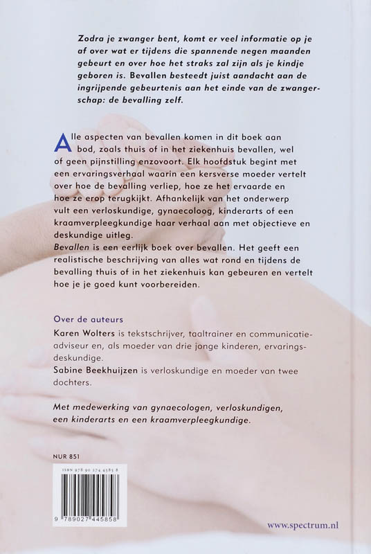 Bevallen Bevallen achterkant