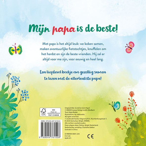 Mijn papa is de allerleukste achterkant