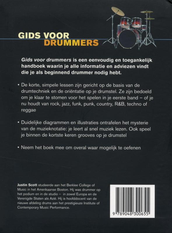 Gids voor drummers achterkant