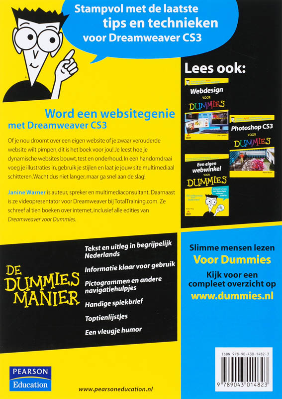 Dreamweaver Cs3 V Dummies achterkant