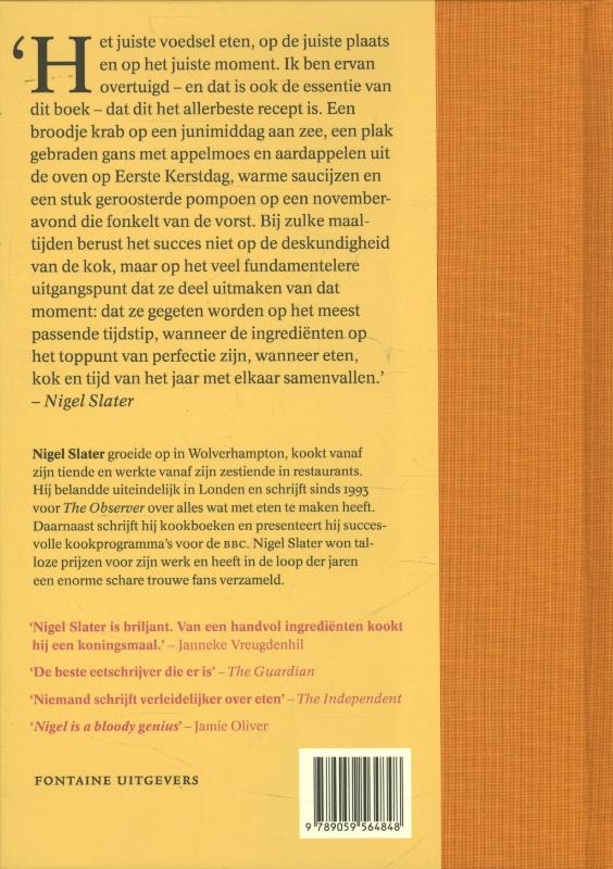 Keukendagboek achterkant