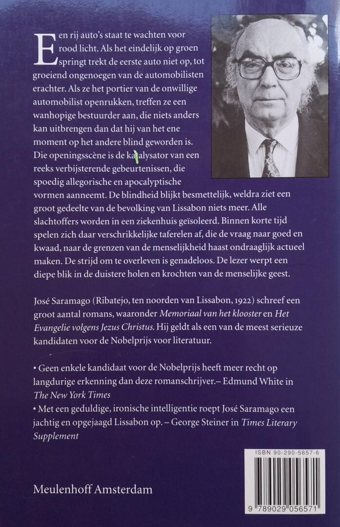 De stad der blinden / Meulenhoff editie / 1660 achterkant