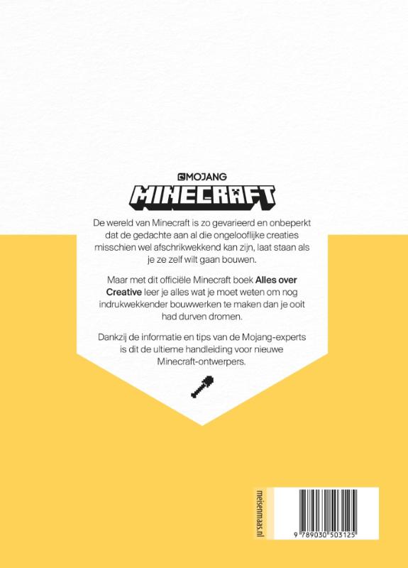 Minecraft  -   Alles over Creative achterkant