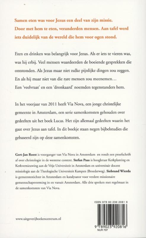Eten met Jezus Eten met Jezus achterkant