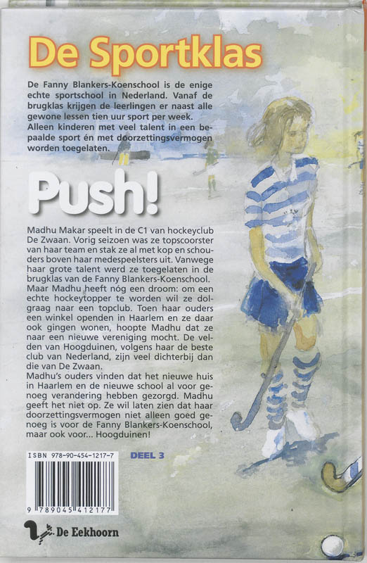 Push! Hockey / De Sportklas / 3 achterkant