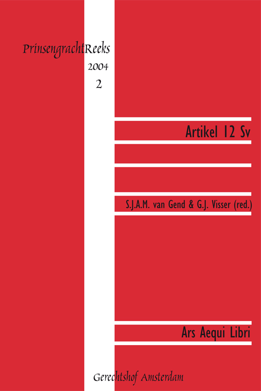 Artikel 12 Sv / Prinsengrachtreeks / 2004