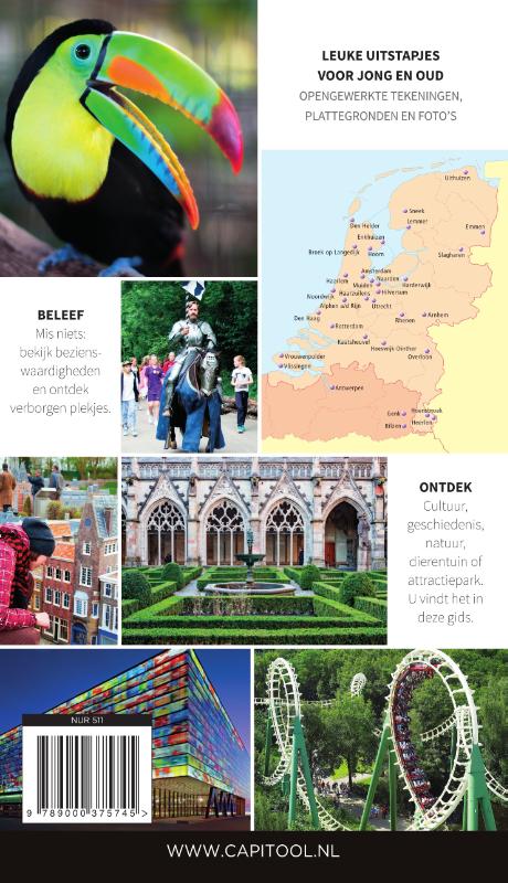 Capitool Leuke uitstapjes in Nederland en Vlaanderen / Capitool reisgidsen achterkant