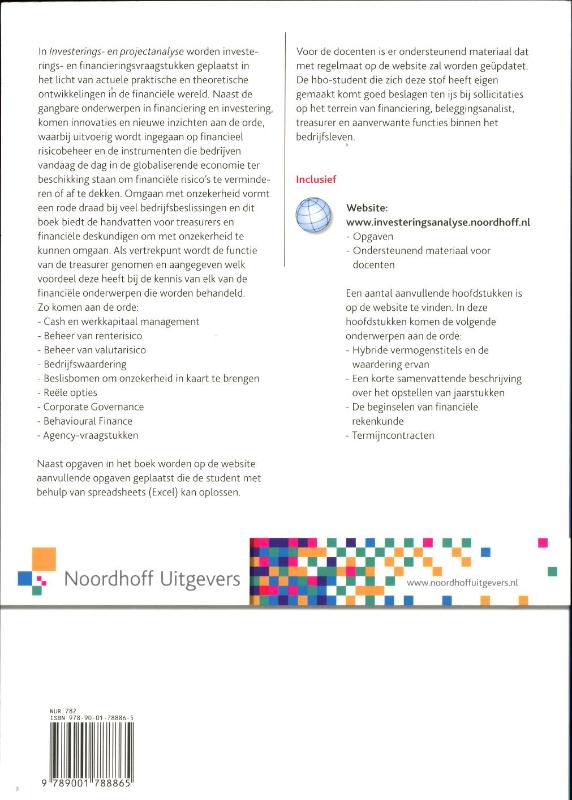 Investerings- en project analyse achterkant