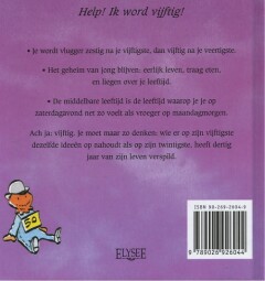 HELP IK WORD VIJFTIG achterkant